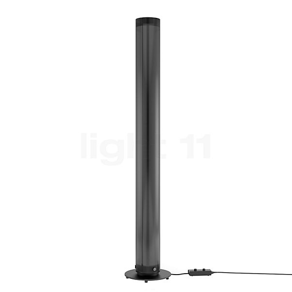 Belux Twilight 360 Stehleuchte LED Fuß schwarz/Diffusor rauch - mit dimmer - 2.700 K