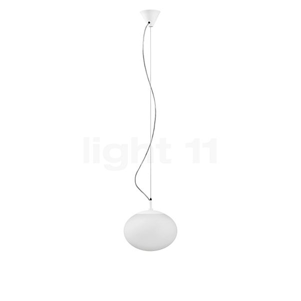 Bover Elipse, lámpara de suspensión blanco - 30 cm