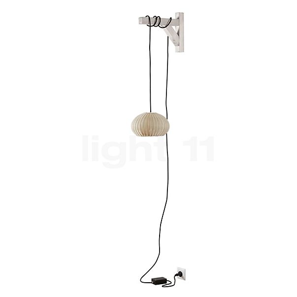Bover Garota Pendant Light LED with plug ivory