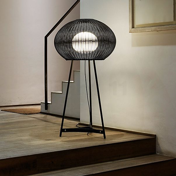 Bover Garota, lámpara de pie LED marfil - 133 cm - con enchufe