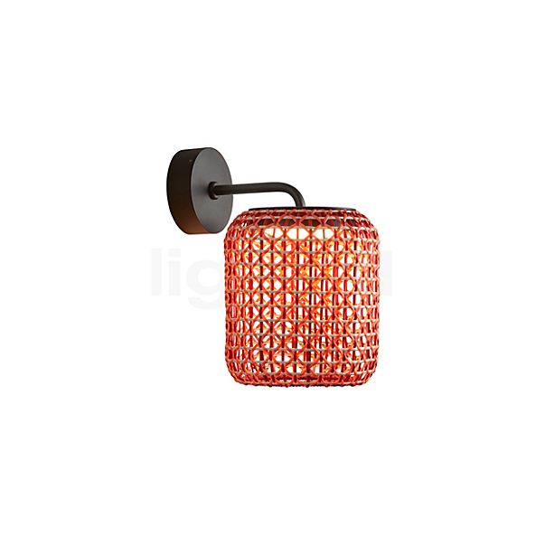 Bover Nans Wandlamp LED rood - 22 cm