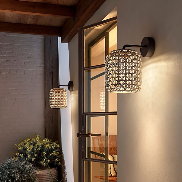 Bover Nans, lámpara de pared LED beige - 22 cm