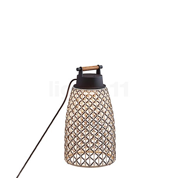 Bover Nans, lámpara de sobremesa LED marrón - 26 cm