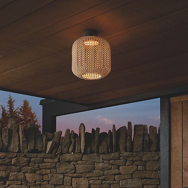 Bover Nans, lámpara de techo LED beige - 32 cm
