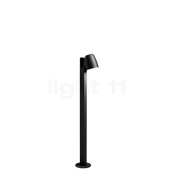 Bover Nut, sobremuro LED negro - 90 cm