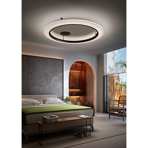Bover Roda, lámpara de techo LED crema - 200 cm