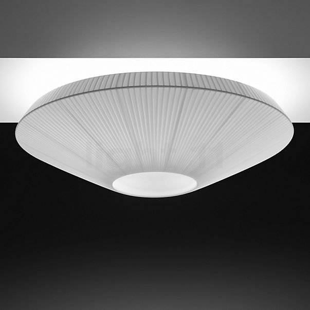 Bover Siam, lámpara de techo blanco - 80 x 28 cm