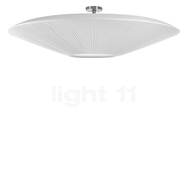 Bover Siam, lámpara de techo blanco - 150 x 40 cm