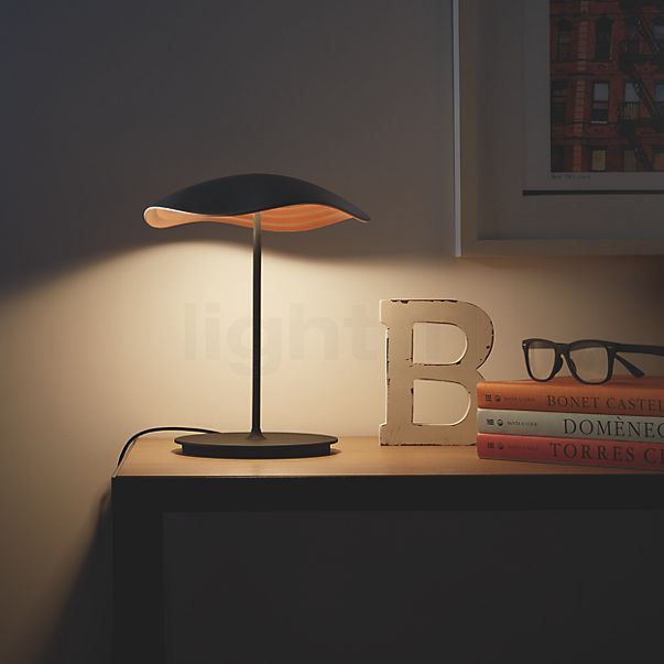 Bover Valentina Lampe de table LED noir/cuivre