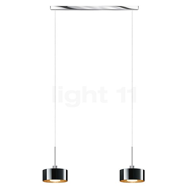 Bruck Cantara, lámpara de suspensión LED Maximum 2 focos - ø19 cm