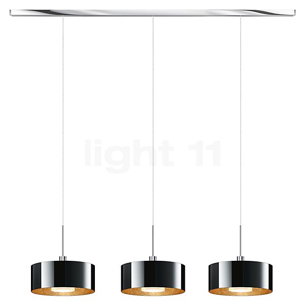 Bruck Cantara, lámpara de suspensión LED Maximum 3 focos - ø30 cm