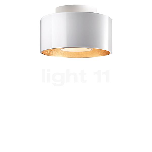 Bruck Cantara, lámpara de techo LED blanco/dorado - 19 cm - 2.700 k
