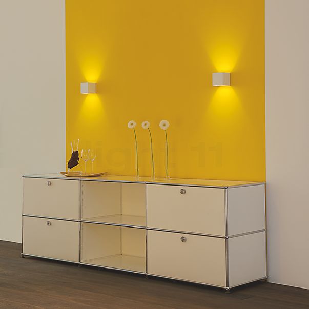  Cranny, lámpara de pared LED blanco/dorado - 2.700 K