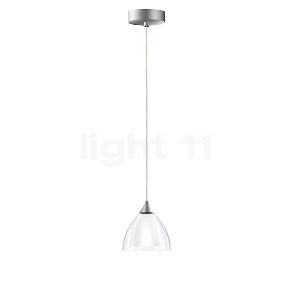 Bruck Silva Hanglamp chroom mat/glas helder/opaal - 11 cm , Magazijnuitverkoop, nieuwe, originele verpakking