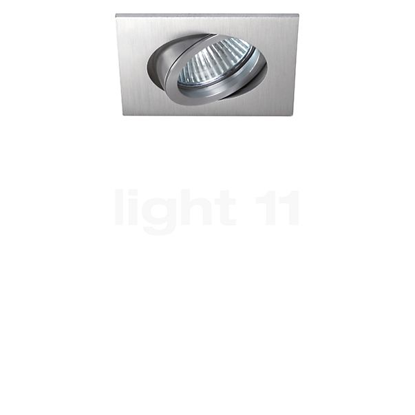 Brumberg 0065 - Recessed Spotlights angular - low voltage aluminium matt , discontinued product