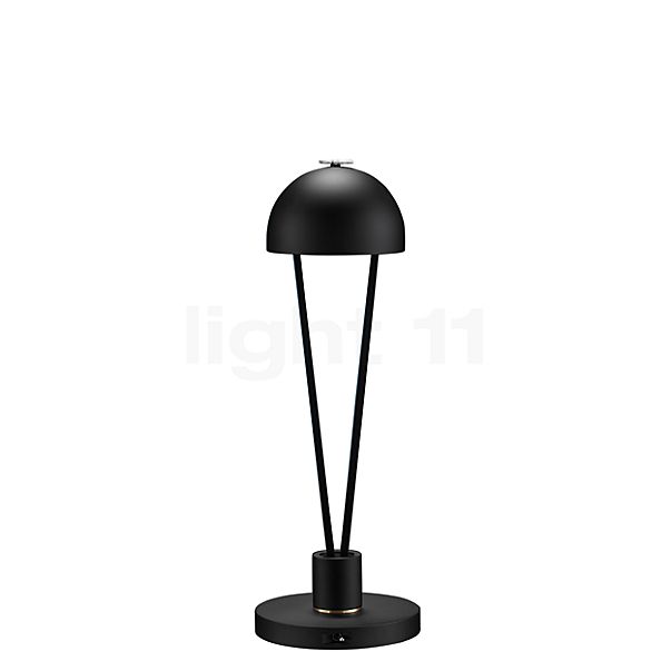 Catellani & Smith Ale Be T, lámpara recargable LED negro