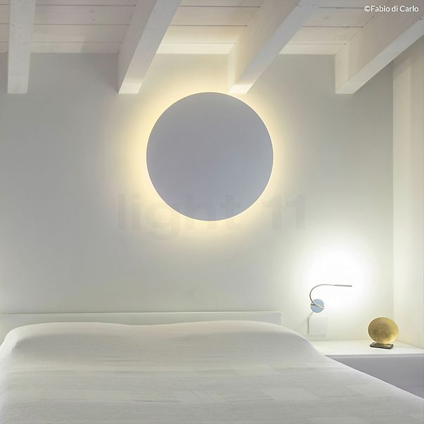 Catellani & Smith Francesca, lámpara de pared blanco, ø120 cm