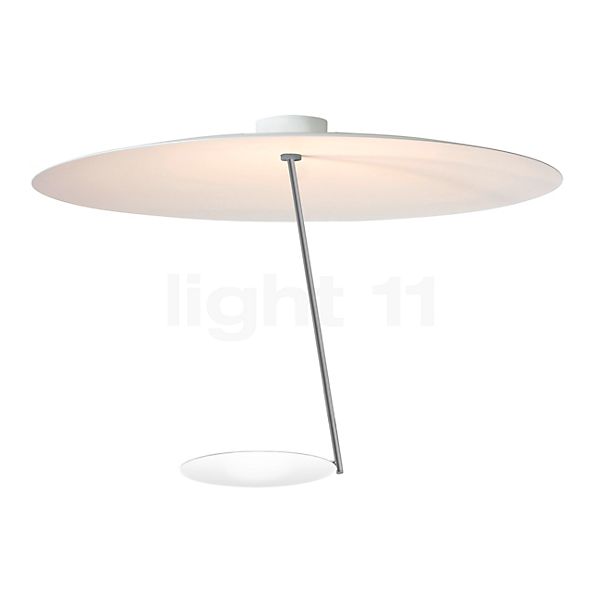Catellani & Smith Lederam C Ceiling Light LED white/nickel/white - ø80 cm