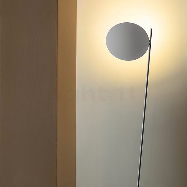 Catellani & Smith Lederam F0 Floor Lamp LED white/aluminium calendered