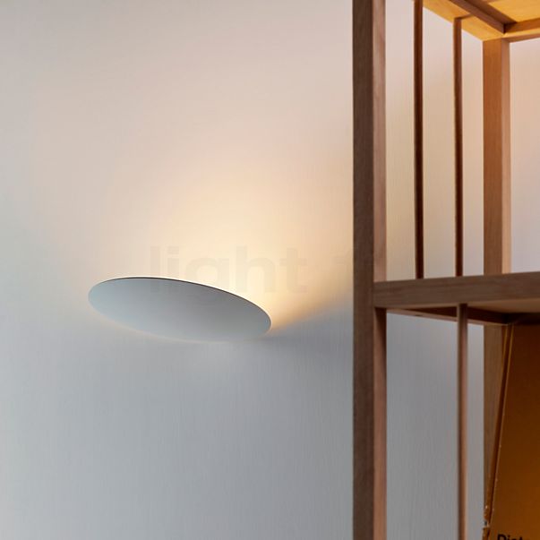 Catellani & Smith Lederam WF, lámpara de pared LED negro - ø25 cm