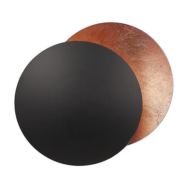 Catellani & Smith Lederam W Applique LED noir/cuivre - ø25 cm