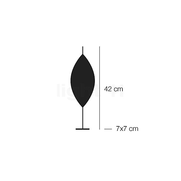 Catellani & Smith PostKrisi 10 Bordlampe LED sølv skitse