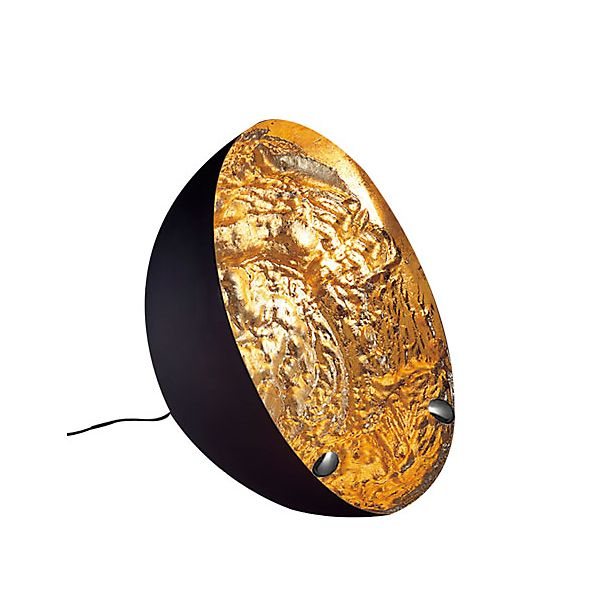Catellani & Smith Stchu-Moon 01, lámpara de suelo LED negro/dorado - ø60 cm