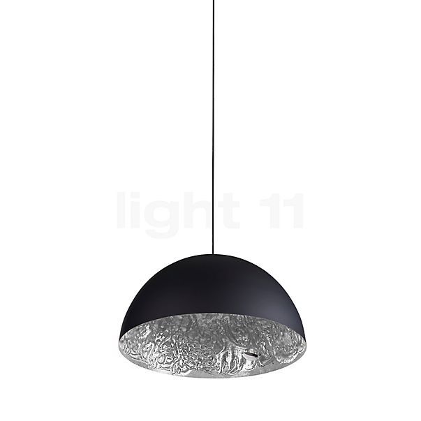 Catellani & Smith Stchu-Moon 02 Pendel LED sort/sølv - ø40 cm