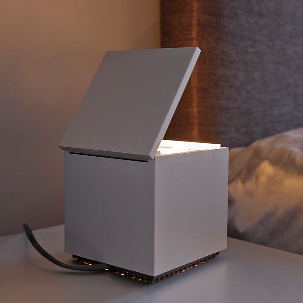  Cuboluce Bedside table lamp black , discontinued product