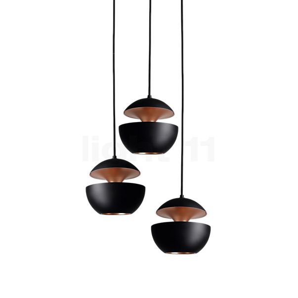 DCW Here Comes the Sun mini Cluster Pendant Light 3 lamps round