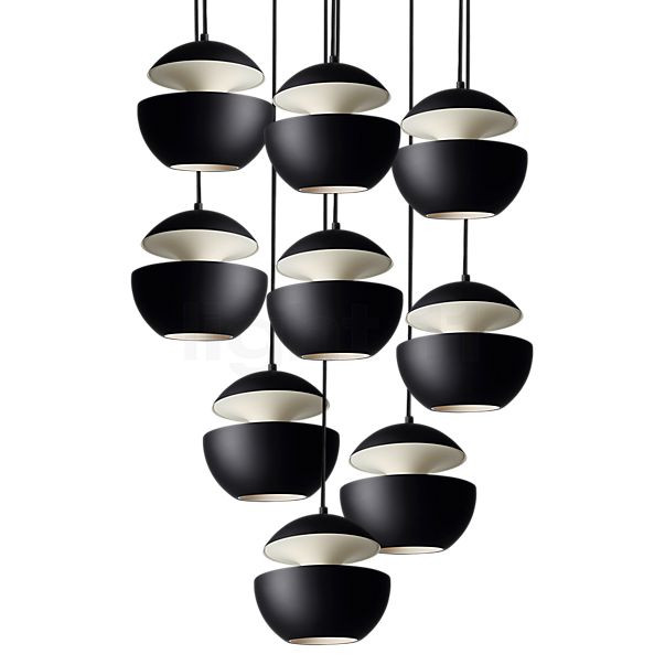 DCW Here Comes the Sun mini Cluster Pendant Light 9 lamps round