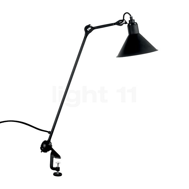 DCW Lampe Gras No 201 Lampada con morsetto a vite conica, nera