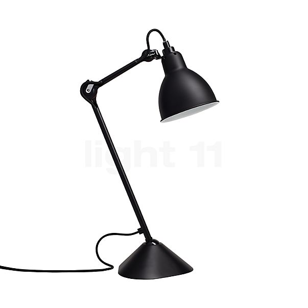 DCW Lampe Gras No 205 Tischleuchte schwarz