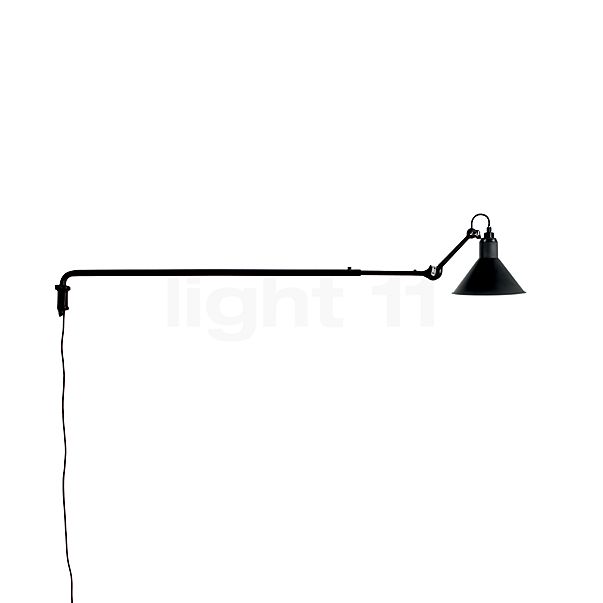 DCW Lampe Gras No 213, lámpara de pared negra
