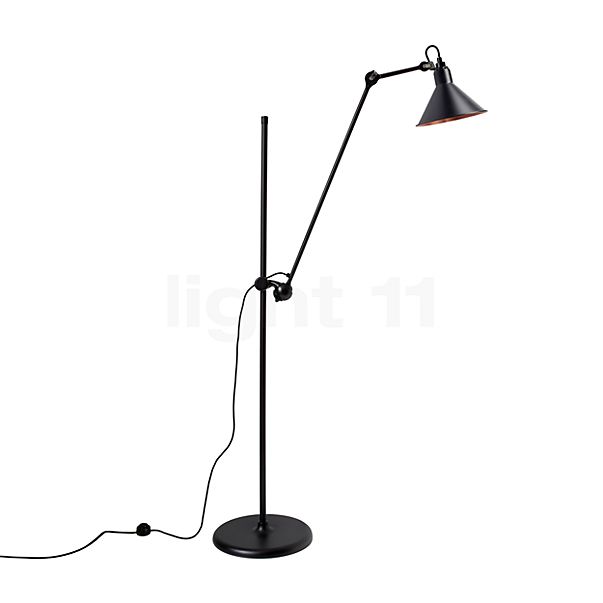 DCW Lampe Gras No 215, lámpara de pie, negro