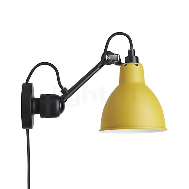 DCW Lampe Gras No 304 CA Væglampe sort gul