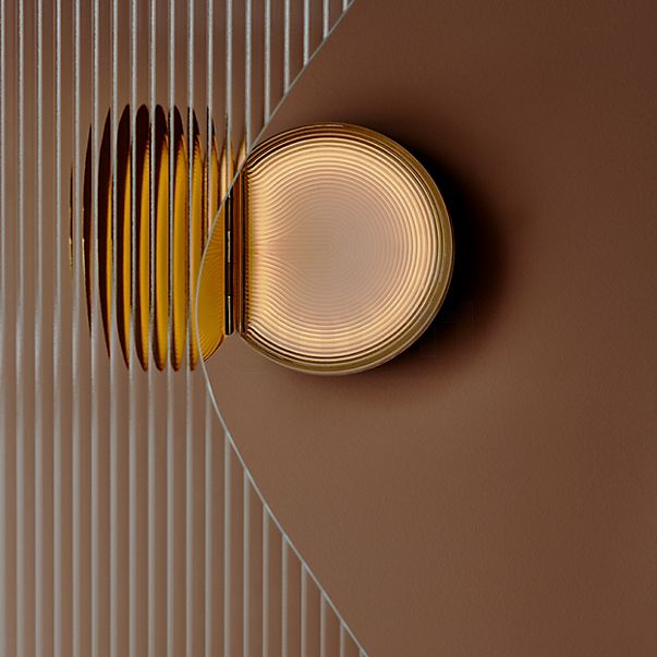 DCW Poudrier Wall Light LED brass