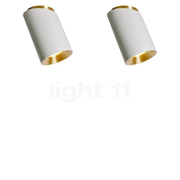DCW Tobo Ceiling Light diagonal set of 2 white/white - 8,5 cm
