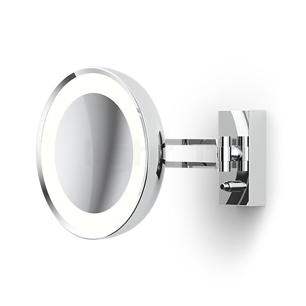 Decor Walther BS 36 Wall-Mounted Cosmetic Mirror LED chrome - enlargement 7-fold