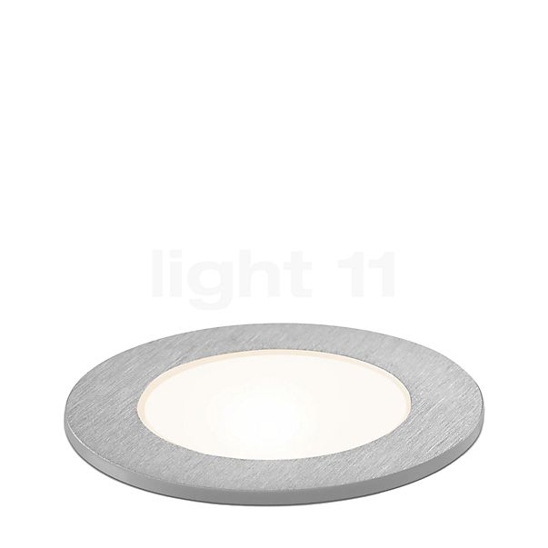 Delta Light Leds, foco de suelo empotrable LED aluminio anodizado - 3.000 K - incl. balastos