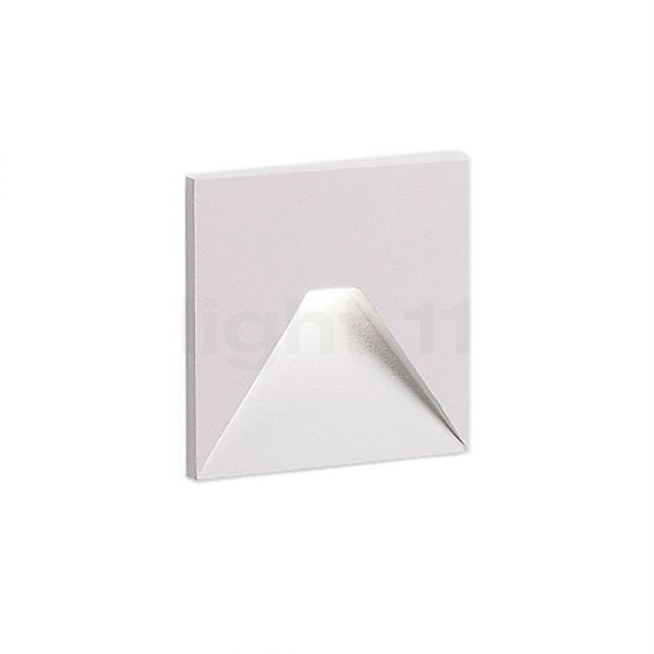 Delta Light Logic Mini Recessed Wall Light LED rectangular white - incl. ballasts