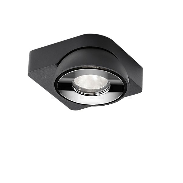 Delta Light Tweeter Plafonnier LED 1 foyer noir/chrome - Bluetooth