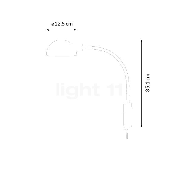 Design for the People Nomi Wall Light black , Warehouse sale, as new, original packaging sketch
