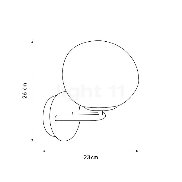 Design for the People Shapes Wall Light brass sketch