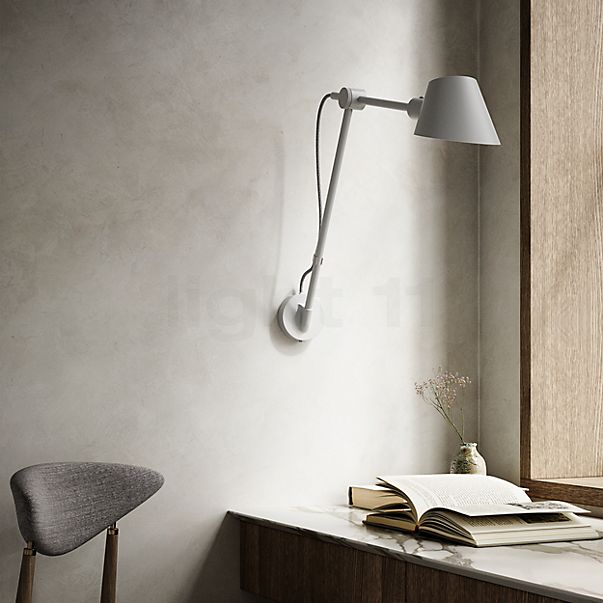 Design for the People Stay Long, lámpara de pared gris