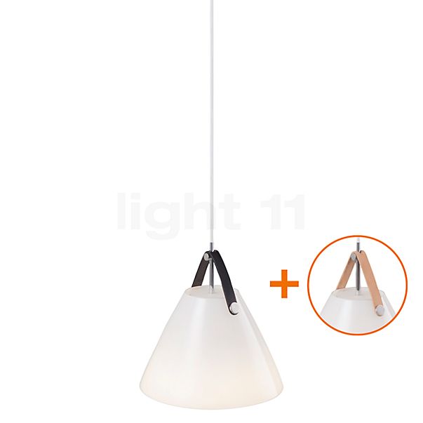 Design for the People Strap Hanglamp Opaal glas