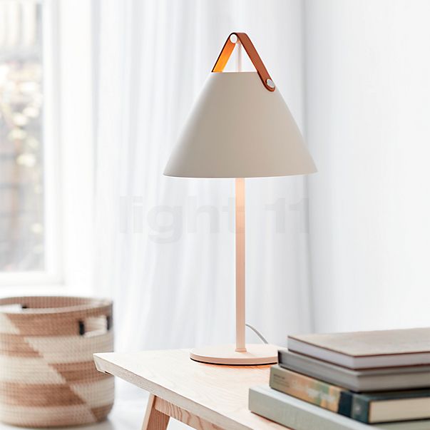 Design for the People Strap Lampe de table blanc