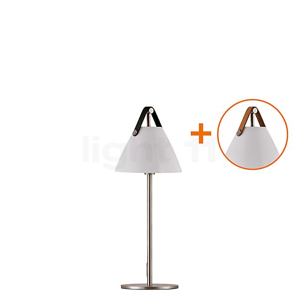 Design for the People Strap Table Lamp Opal Glass