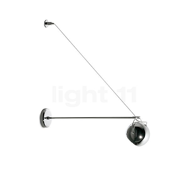 Fabbian Beluga Steel Wandlamp