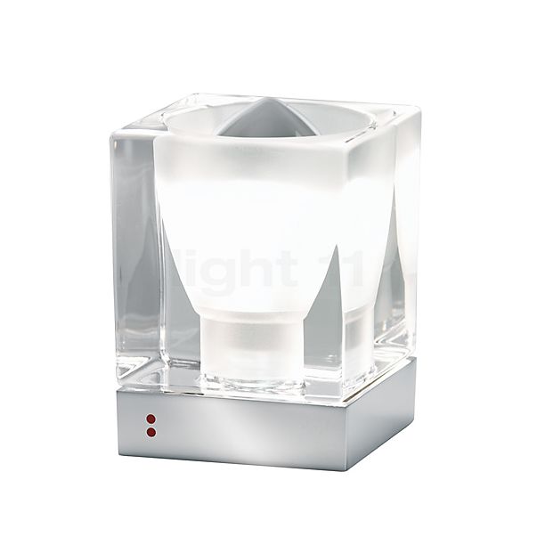 Fabbian Cubetto Tischleuchte transparent - E14 , Lagerverkauf, Neuware